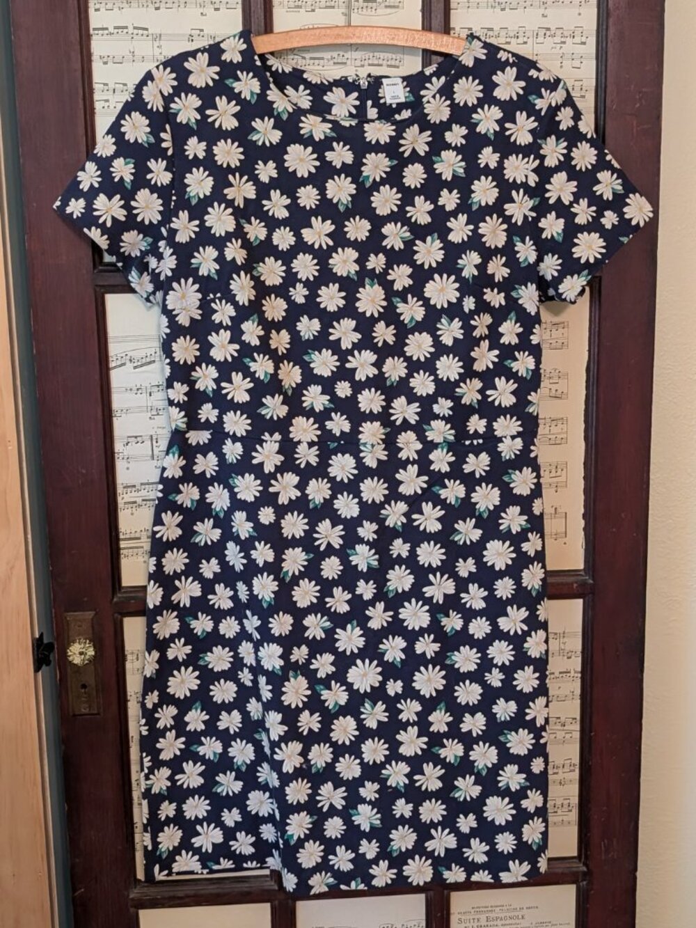 Cotton Old Navy Floral Dress Large